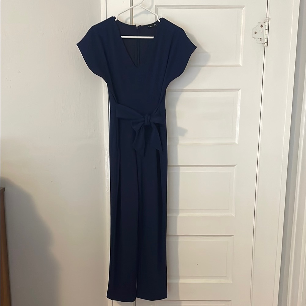 Express Navy Jumpsuit